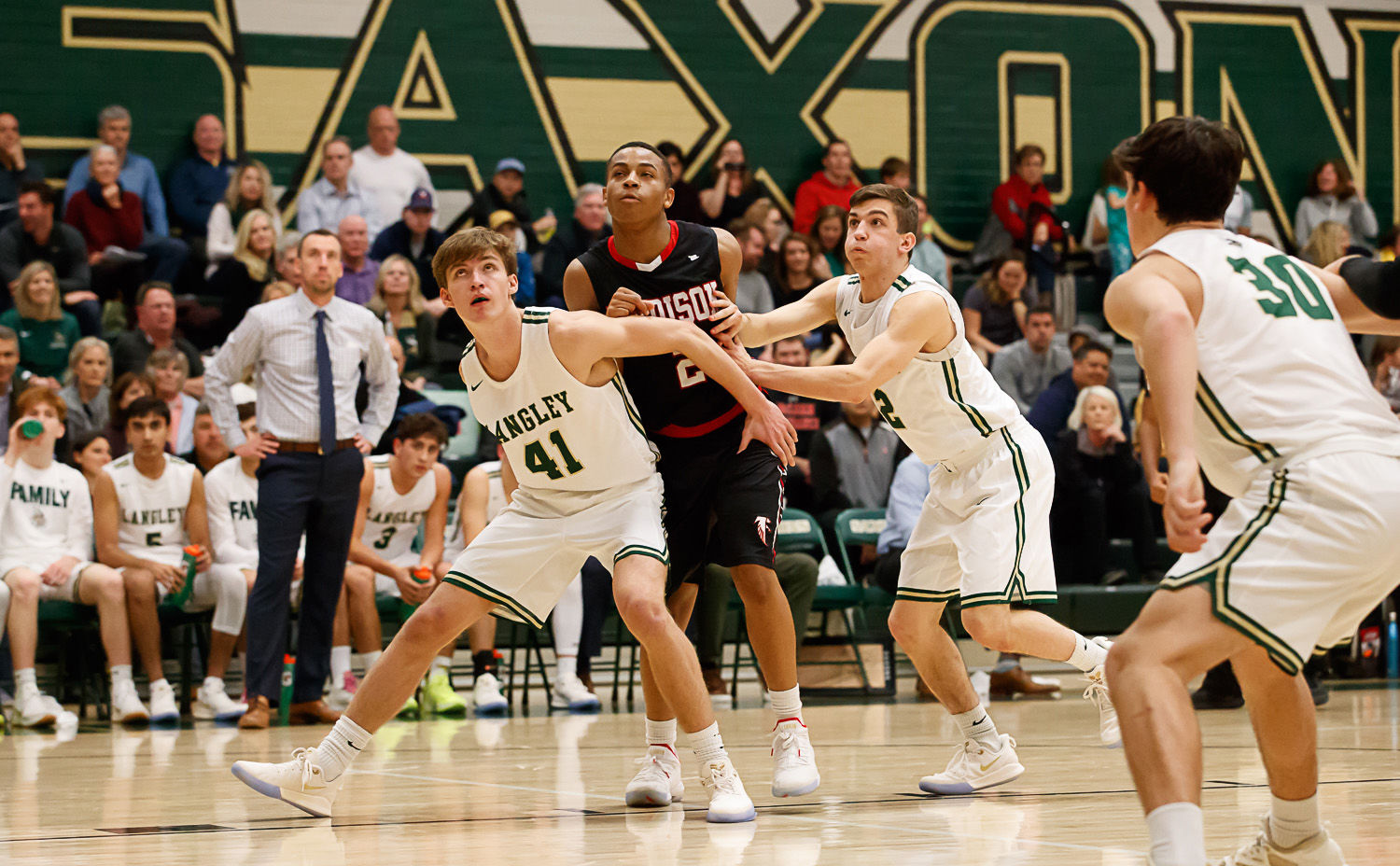 Langley vs. Madison boys basketball 8